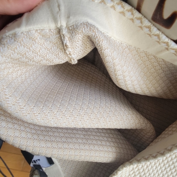 Theory Teslia J Sue Ivory Mix Glossed Printed Skirt Medium knit textured Stretch - Picture 6 of 9